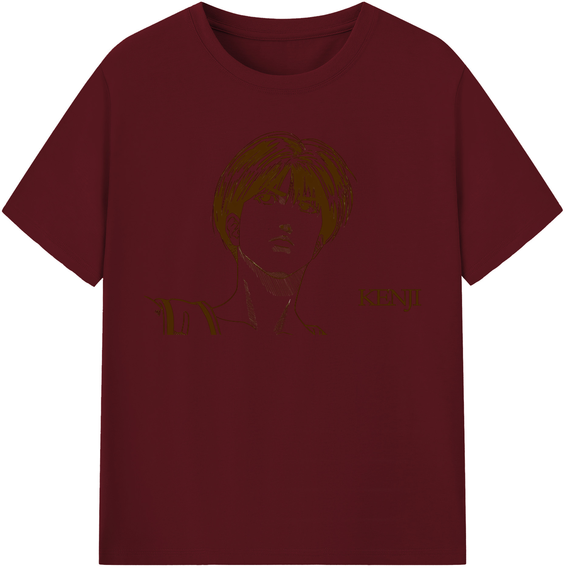 SLAM DUNK／スラムダンク 綿100％半袖Tシャツ（フロントプリント）